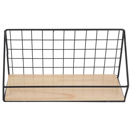 Bathroom Baskets For Shelves Iron Home Decor Black 1Set