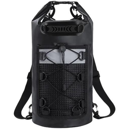 10L Waterproof Dry Bag Lightweight Dry Bag Beach Dry Sack for Travelling Fishing Cycling Kayaking Swimming Boating Beach Accessory, Black