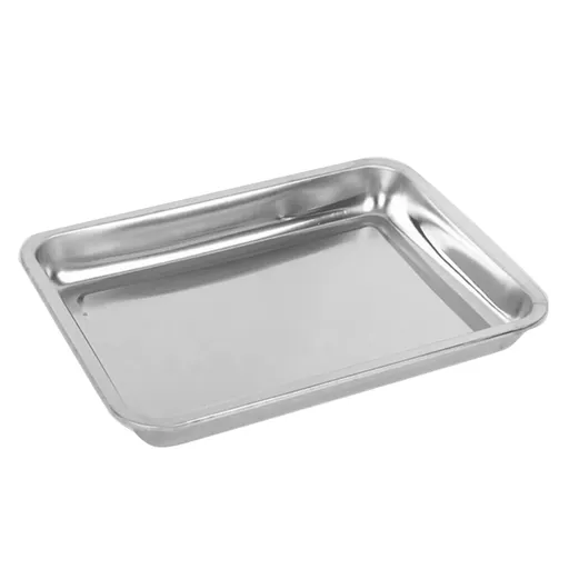 1 Piece Toaster Oven Pans For Baking, Baking Sheets Cookie Sheet Pans, Small Replacement Trays For Toaster, Small, Silver, 32 x 22 x 4.8 cm