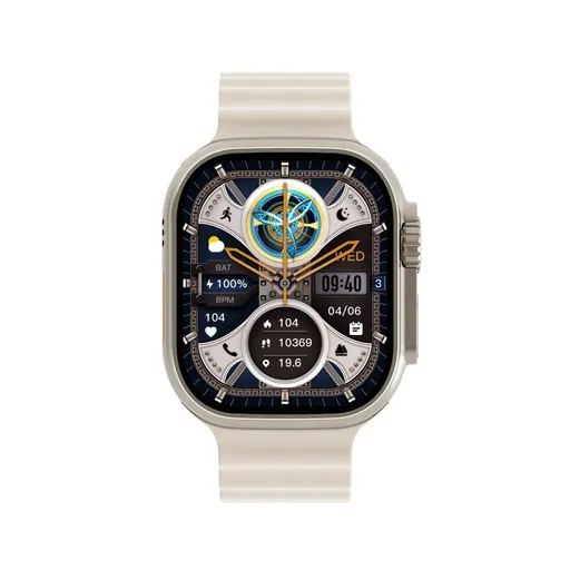 UltraAi3 5G Smart Watch, Retractable Rotating Camera，silver