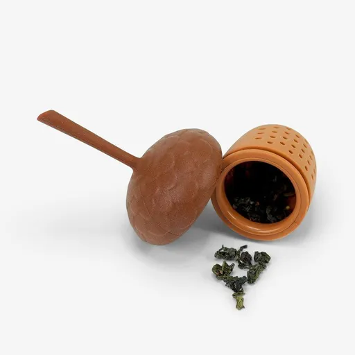 Animal cute tea filter creative silicone tea filter reusable long handle loose tea accessories, suitable for home kitchens