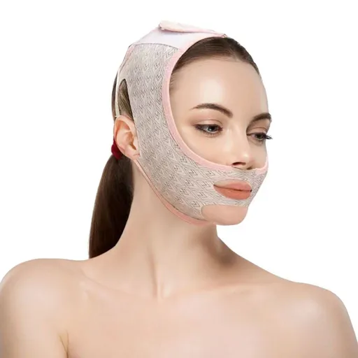 Beauty Face Sculpting Sleep Mask, Double Chin Reducer,V Shaped Slimming Face Mask, Reusable Facial Shaped UP