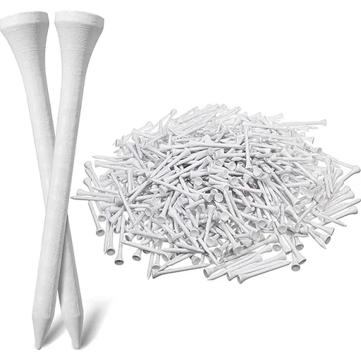 Golf Tees - Wit - Wooden - 50 Pins
