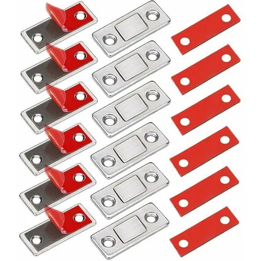 6, Stick Drawers, on Magnetic Catches and Window Cabinets Piece Magnetic Catches Adhesive Furniture Closures