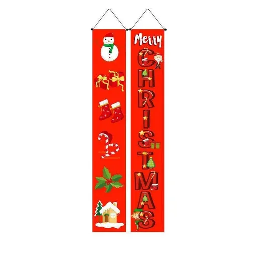 Nutcracker Soldier Door Banner Couplet Merry Christmas Xmas Decoration Ornaments - 18