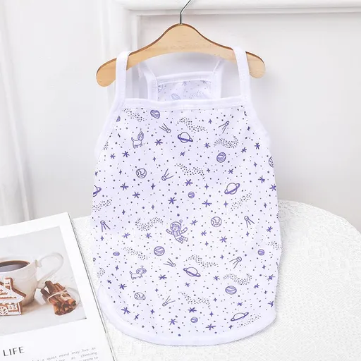 Lele Meow Pet Vest Summer Polyester Camisole-pilot