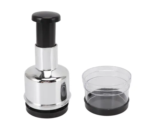 Manual Food Chopper Multipurpose Stainless Steel Blade Vegetable Cutter for Onion Garlic Vegetables Fruit Nut
