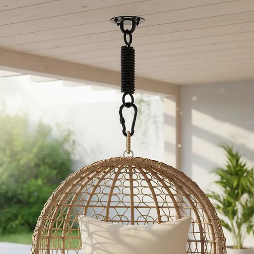 Heavy Duty Swing Hanger Suspension Ceiling Hook Spring Carabiner