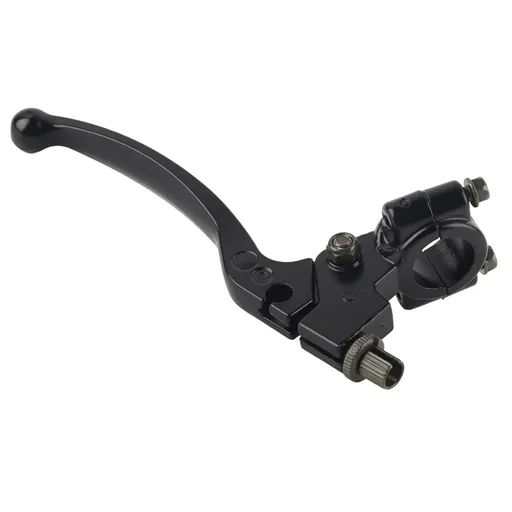 Foldable Clutch Lever with Bracket for 50cc-125cc Dirt Pit Bike, 22mm 7/8in Handlebar, 8mm Cable Housing Fitting