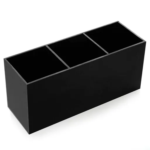 1 Pack,Girl Makeup Brush Lipstick Eyebrow Pencil Display Stand, Office Pen Excluding makeup brush(Black)