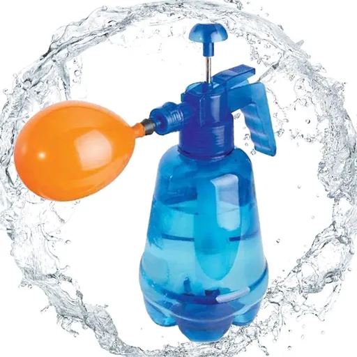 Water Balloon Pump with 500 Balloons Hand Filler for Outdoor Play