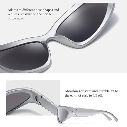 Wrap Around Sunglasses for Women Men Oval Fashion Trendy Sport Shades UV400 Eyeglasses cricket,baseball,golf