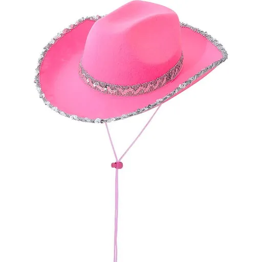 Bachelorette Party Hats Bachelor Party Hats Cowboy Hats White Pink Black Hats - Pink - Size m