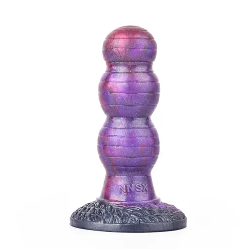 House Of Dasein Silicone Anal Beads With Sucker Small Dildo Bumpy Stimulate Butt Plug Sex Toys - Style 3