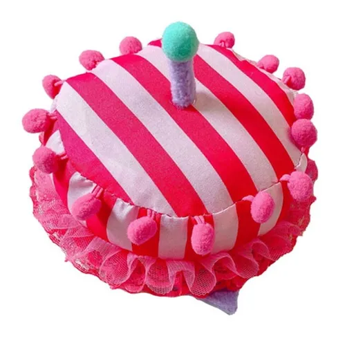 1pc Korean Style Birthday Cake Hat Cute Cartoon Party Headwear Fun Novelty Headgear for Celebrations