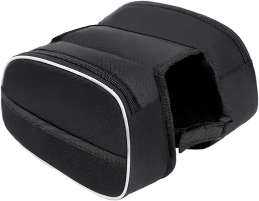 Waterproof Front Bike Frame Bag 19x12.5x6 cm Black