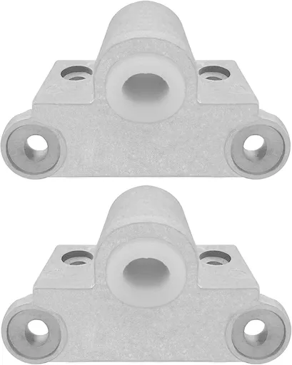 2Pcs Aluminum Boat Oar Lock Sockets Rowboat Fishing Duck Jon Right Angle Gunwale Style