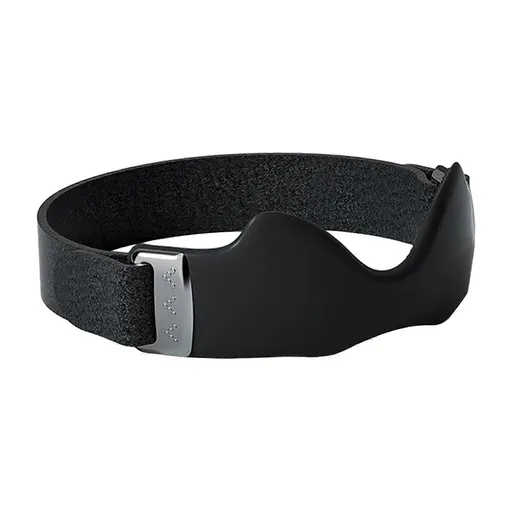 3D Silicone Patellar Support Strap Sports Knee Belt Shock Absorption Fitness - Black
