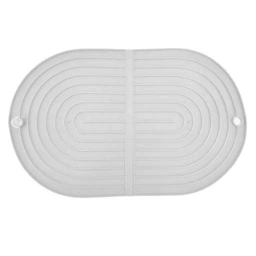 Multifunctional Dish Drying Mat Foldable Dish Drying Pad Heat Insulation Cup Pot Mat for KitchenWhite