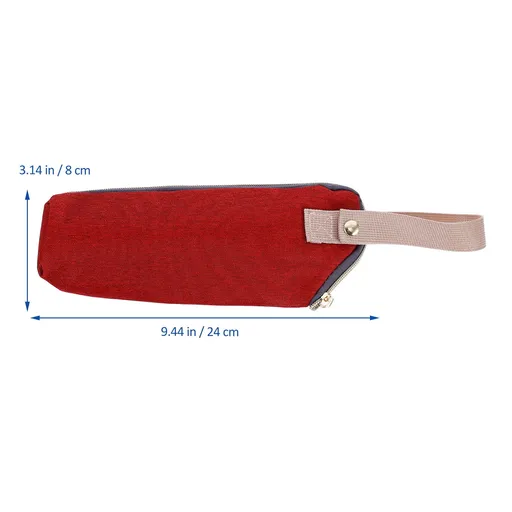 Insulated Bottle Bag Red - Keeps for Hours, Portable Baby Bottle Cooler Tote