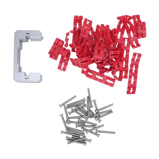 24PCS Metal Wall Plate Spacers 96PCS Electric Receptacle Box Outlet Spacers Set with Stainless Steel Screws for Loose Outlet Plug Fix
