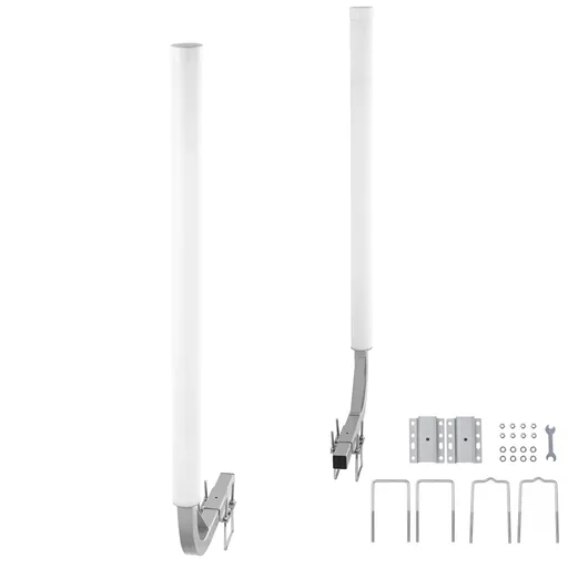 Boat Trailer Guide, 1219.2mm Adjustable Design Trailer Guide Poles, 2PCS High-Hardness Steel Trailer Guide-Ons, Trailer Guides with PVC Pipes, for Ski Boat, Fishing Boat or Sailboat Trailer