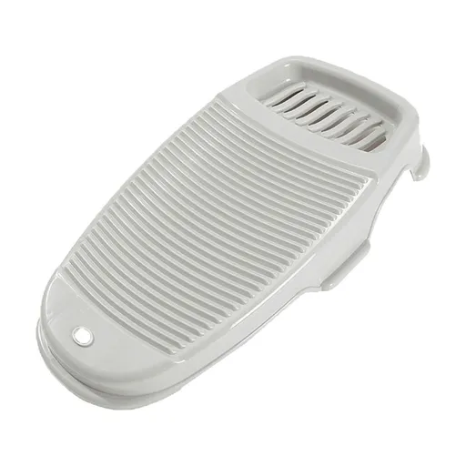 Portable Hand Wash Board with Soap Holder, Durable Plastic Laundry Scrubboard, Compact Clothes Cleaning Tool, for Home, School, Dormitory & Travel