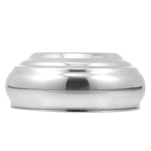 Thickened Stainless Steel Gazing Globe Stand Plated Silver Garden Sphere Display Base