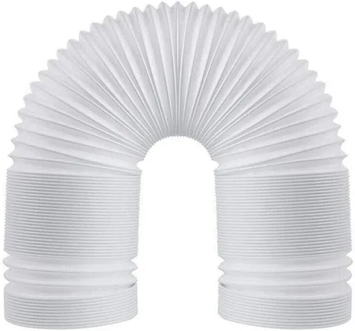 Air Conditioner Exhaust Vent Hose - 5.9" Diameter, 59" Length, Angooni Universal Counter-Clockwise Thread Air Vent Compatible with Honeywell, Whynter, Frigidaire, LG, Toshiba, Delonghi, JHS
