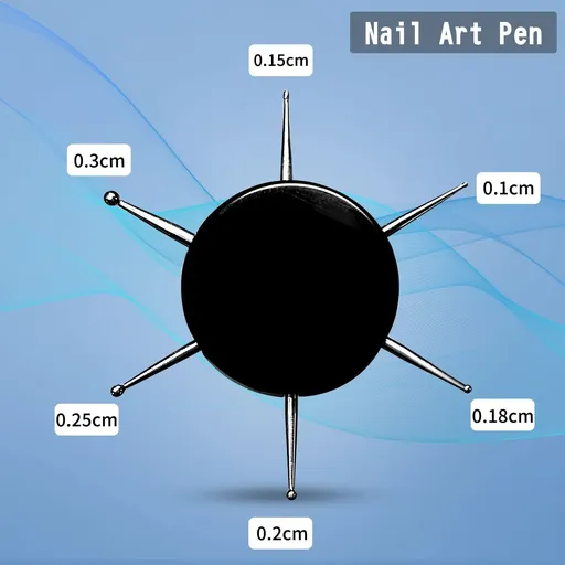 Circular Dotting Tools for Nail Art, 6 sizes Embossing Stylus for Painting Rocks Mandalas,Art Dot Painting Tools
