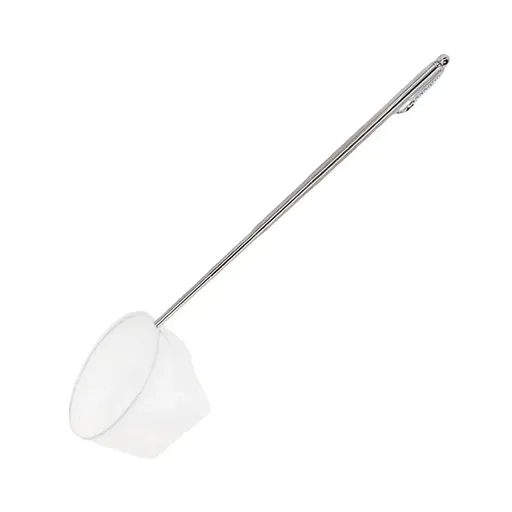 Retractable Fish Net for Fish Tank Pocket Fishing Net with Handle Aquarium Tools - Round-L