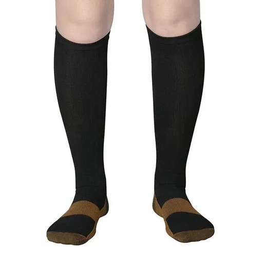 Compression Socks Copper Medical Stockings Travel Running Anti Unisex Fatigue Au - S/M