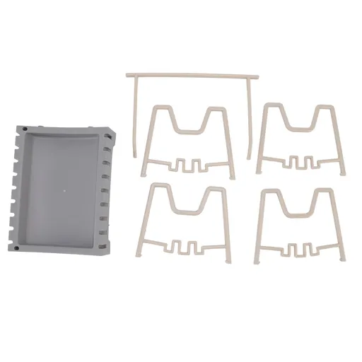 Pot Lid Holder Durable PP Space Saving Stable Nonslip Base Wide Application Cutting Board Organizer Type B