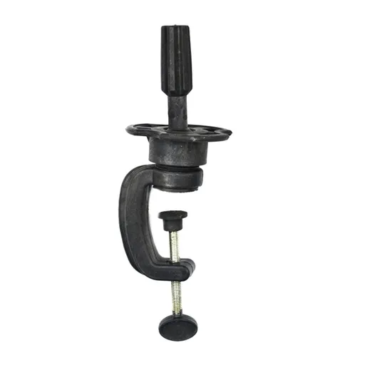 Adjustable Wig Mannequin Head Stand, Plastic C Clamp Wig Head Stand Holder for Manikin Training Practice Head Wig Display