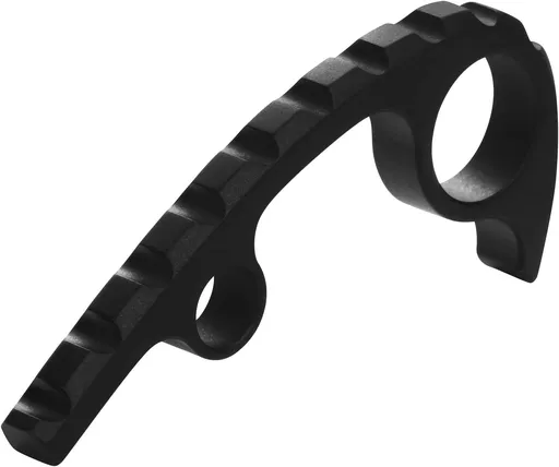 Anodized Titanium Back Spacer for Spyderco Para Military 3 (PM3), Not Fit FRN Lightweight Para 3, CNC Machined Spine Backspacer, Premium Custom Titanium Alloy Accessory – Black