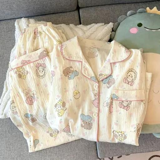 Cloud Cotton C324.81 Size XL | Plus Size Cloud Cotton Pajamas | Christmas Smooth Girly Gift | Plus Size Friendly Smooth Loungewear