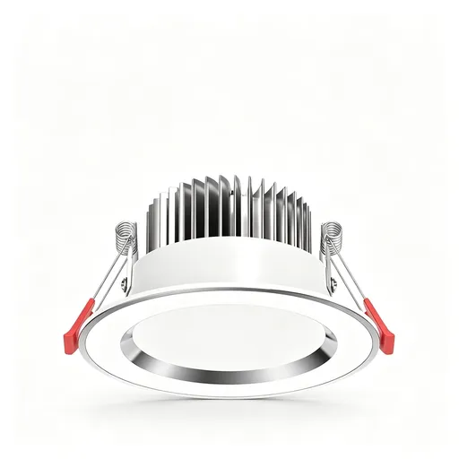 Silver White 7W Tri-Color [Luxury All Aluminum] (Cutout 6.5-9cm) | Recessed LED Downlight | Halloween Luxury Dimmable Gift | All Aluminum 3-Color Ceiling Lamp