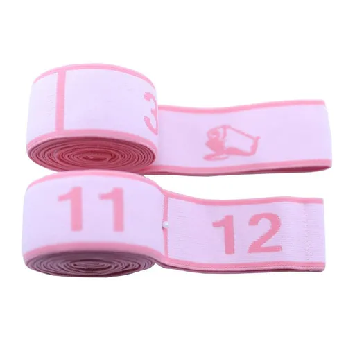 Resistance Band Yoga Fitness Digital Style Grapefruit red - kid's size [12 compartments] new arrival