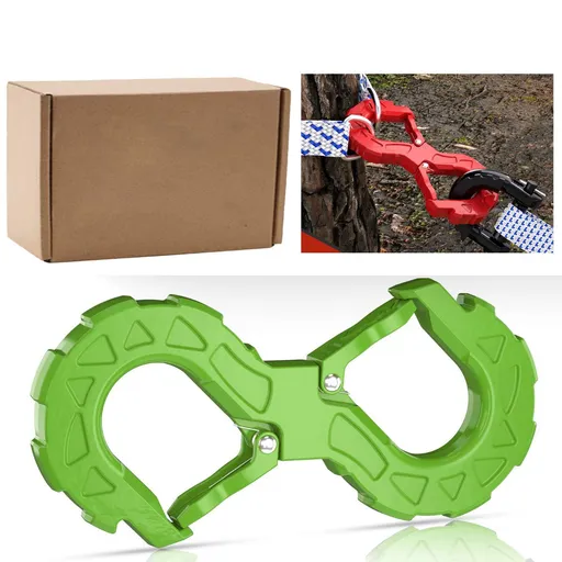 red heavy-duty S-shaped trailer tow hook, G80 steel, 14968.55 kg load capacity, off-road rescue, truck towing, SUV tow hook, vehicle recovery, self-locking tongue - Green - Size S