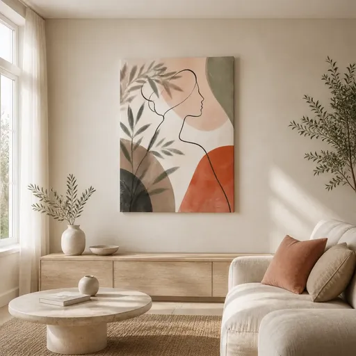 Quiet Muse Stretched Canvas Wall Art - Portrait - 60W x 80H cm