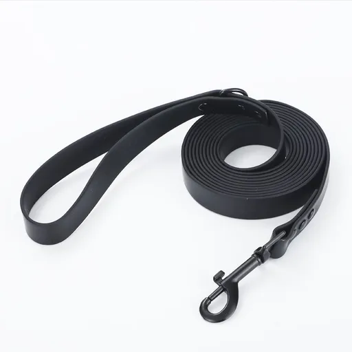 Pet Leash Roommate PVC Waterproof Dog Training Rope black 1.5m*2.0cm