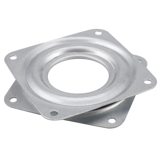 Ball Bearing Metal Swivel Plate - 95 x 95 x 9 mm