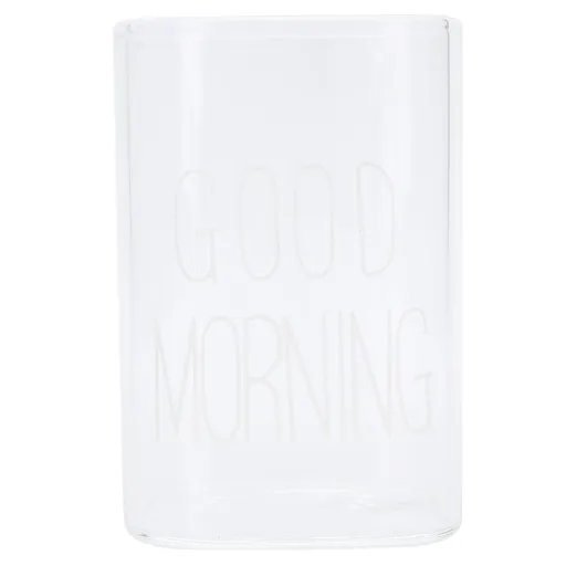 Transparent Milk Cup Innovative Coffee Mug Tea Drink Glass Drinkware for Home ShopWhite Label 240ml