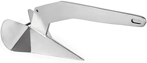 Stainless Steel Delta/Wing Style Boat Anchor Heavy Duty Triangular 11lb / 13lb 16lb /17.5lb 22lb 33lb 35lb Wing Triangle 13 lb/6 kg