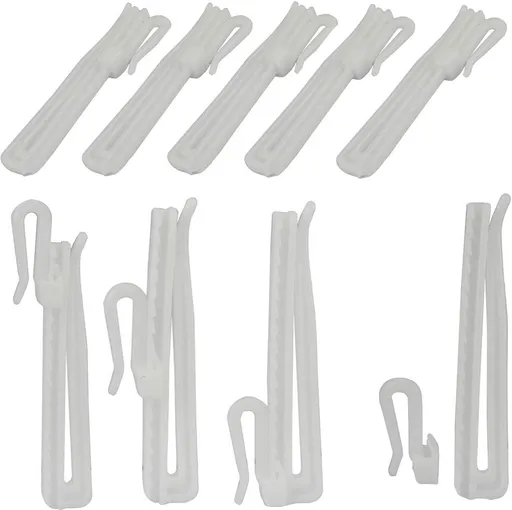 30 Pack 85mm White Curtain Hooks Window Decoration Accessories