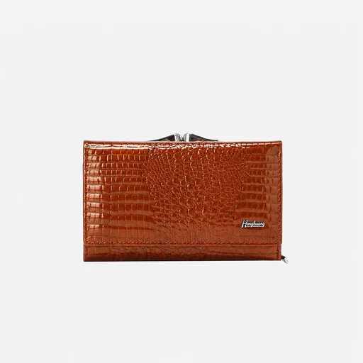 Genuine Leather Women'S Wallet Multifunctional Wallet Large Capacity Wallet - Coffee color - Size m