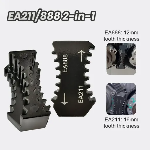 Car Engine Cam Gear Lock Timing Belt Installation Tool Black Aluminum Camshaft Holding 2 in 1 Engine Repair Tool