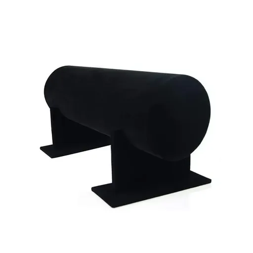 Jewelry Display Stand Headband Holder Organizer Chains Velvet Storage Rack - Black