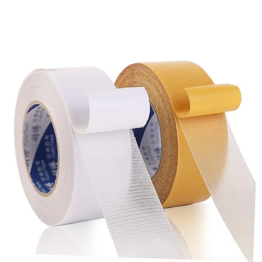 2 Roll Strong Adhesive Tape Book Binding Tape Mending Tape Cloth Duct Tape DIY Tape Carpet Area Rugs Double