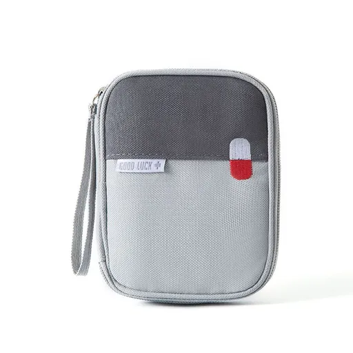 Bag points First Aid Kit Travel Storage Bag A-701 Small Gray